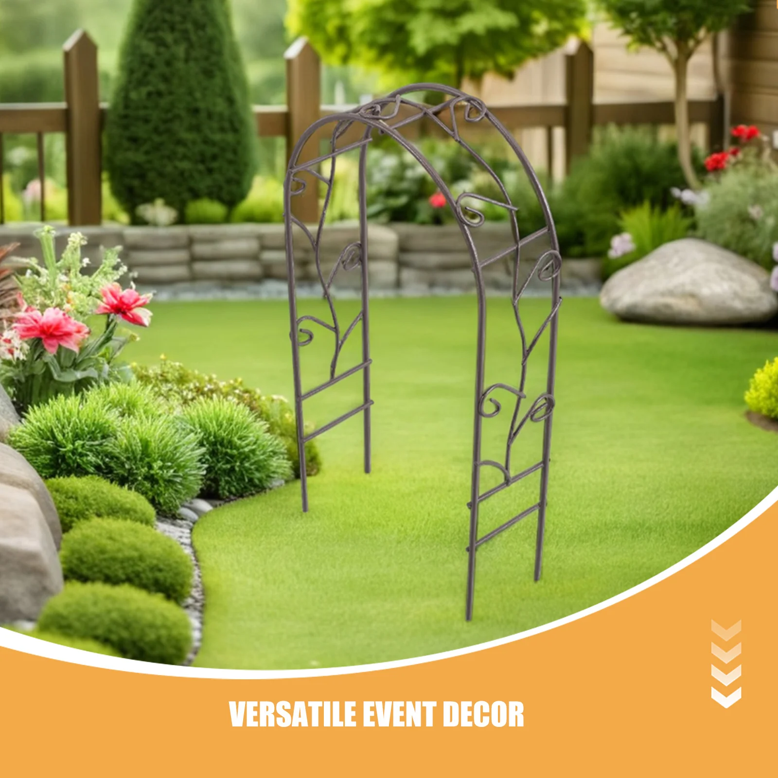 4 قطعة إطار قوس حديدي صغير أبيض مصغر حديقة خرافية الممر في الهواء الطلق المشهد الصغير ملحق ديكور مشهد الزفاف