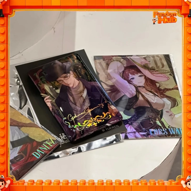 

Подлинный Lord Of Mysteries Merch Badge & Card Blind Box Klein Moretti Audrey Dunn Smith Металлическая булавка Коллекционные игрушки Подарки для фанатов