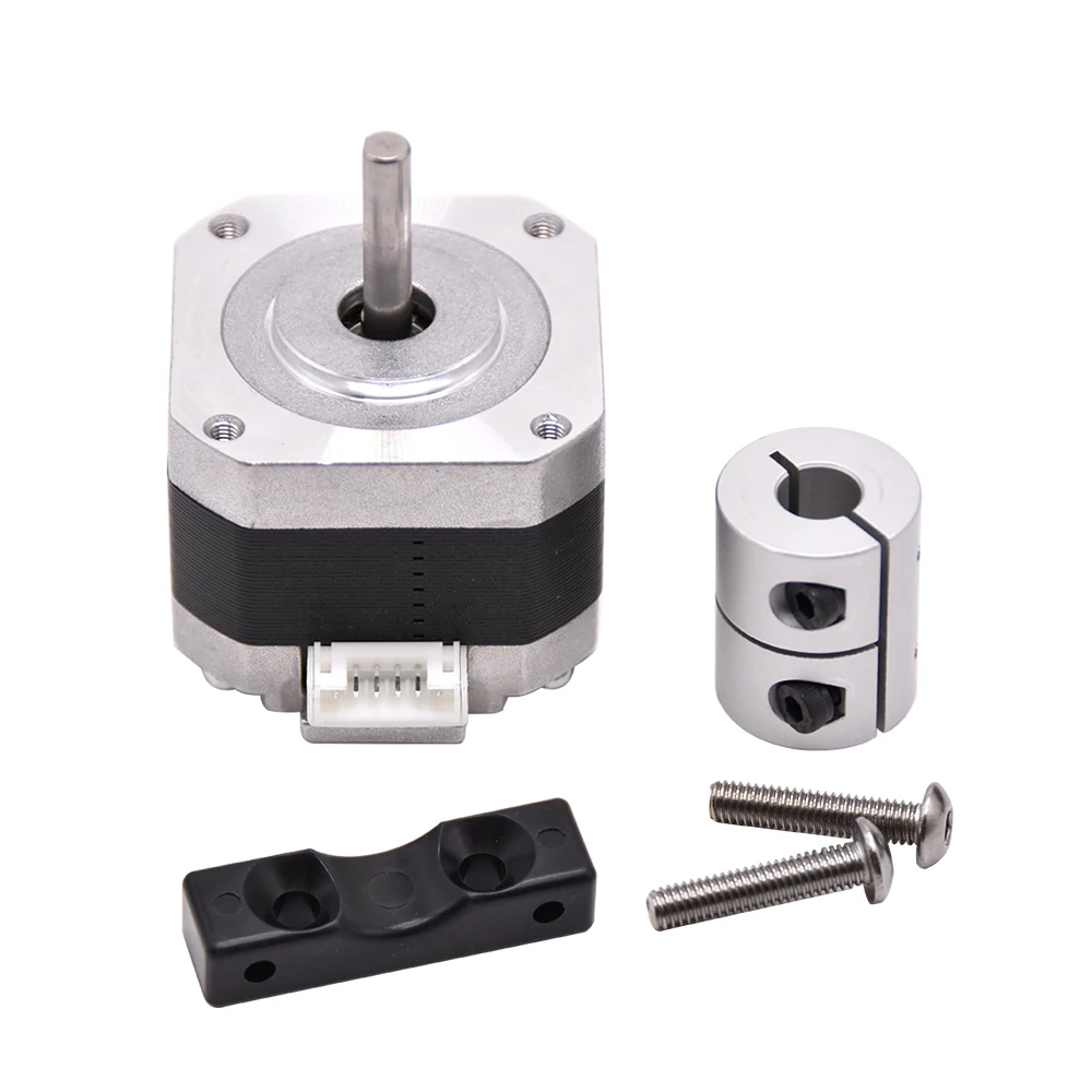 

Dual Z-Axis Upgrade Stepper Motor With Mount Block,Dual Type Wire And 5*8mm Rigid Coupling Kit For CR-10 / Ender-3 kit