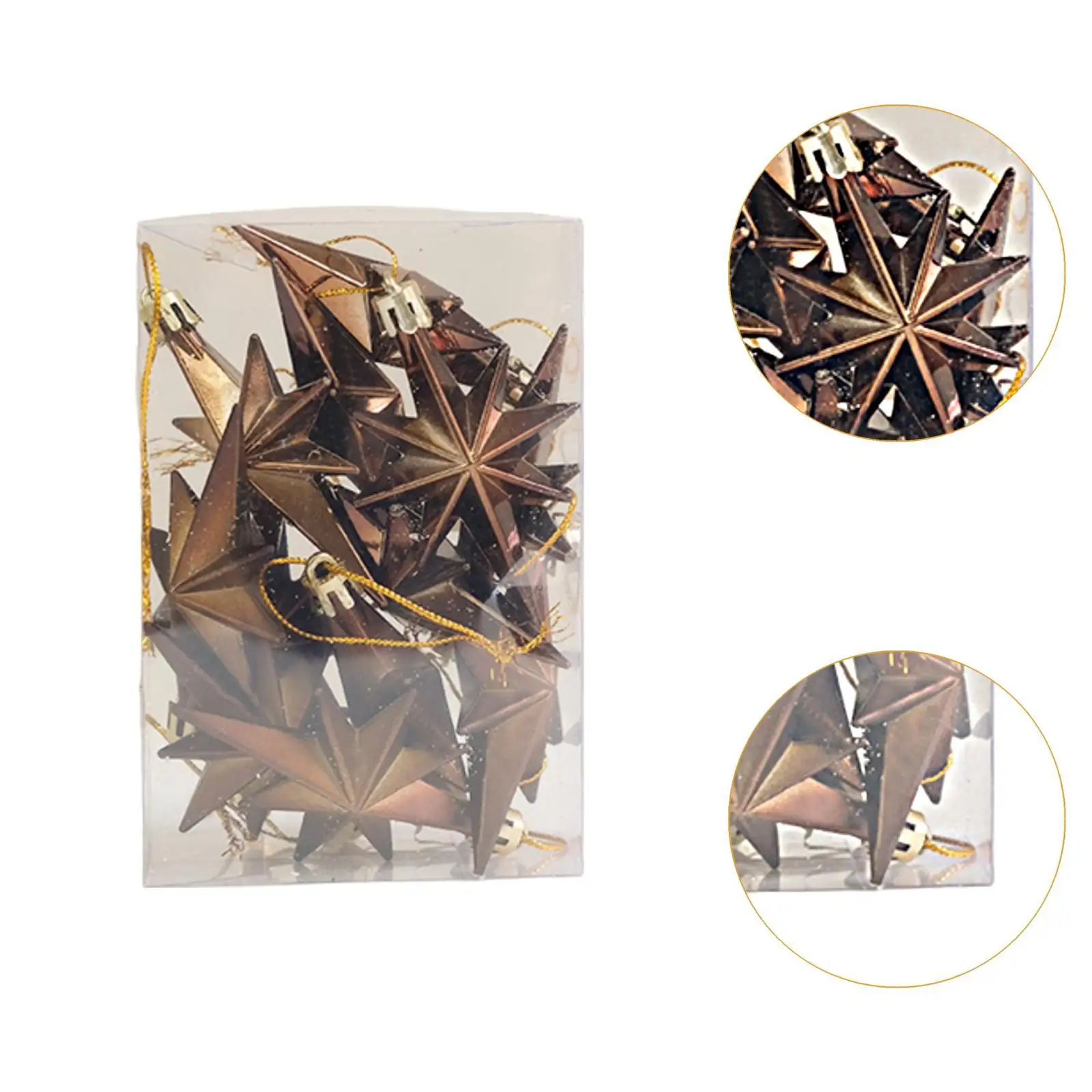 12Pcs Christmas Hanging Pendants Decorations for Holiday Living Room Window