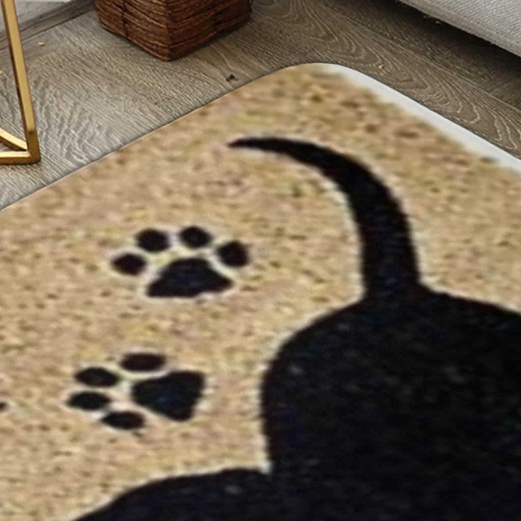 Anjing rumah ruang tamu karpet flanel Slip Mat dekorasi estetika berpakaian