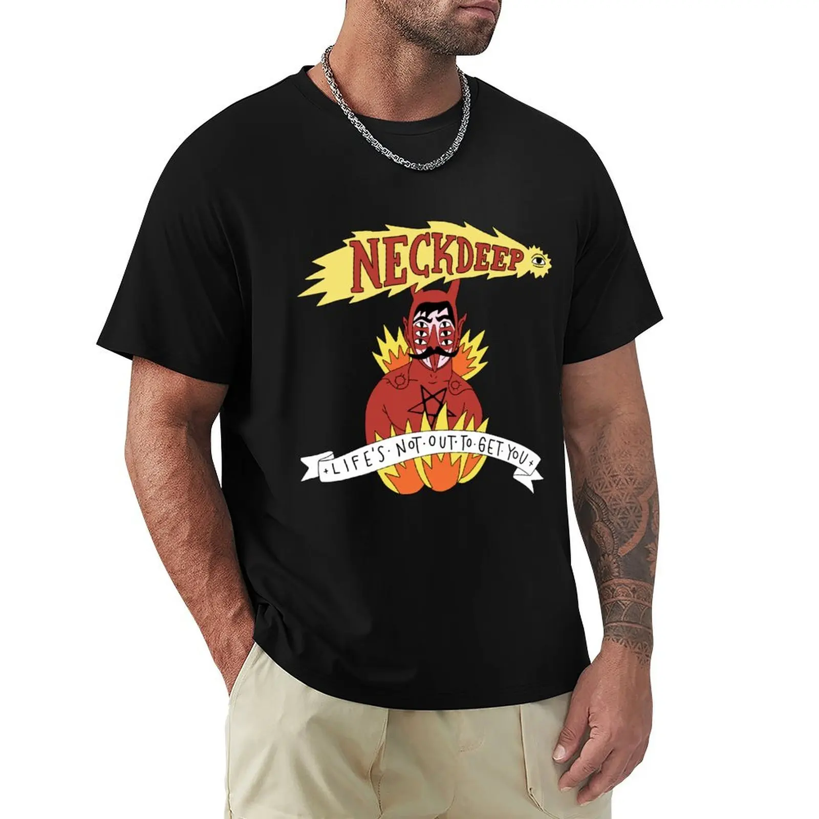 

Neckdeep Life's Not Out To Get You T-Shirt for a boy anime tshirt plus size men clothing