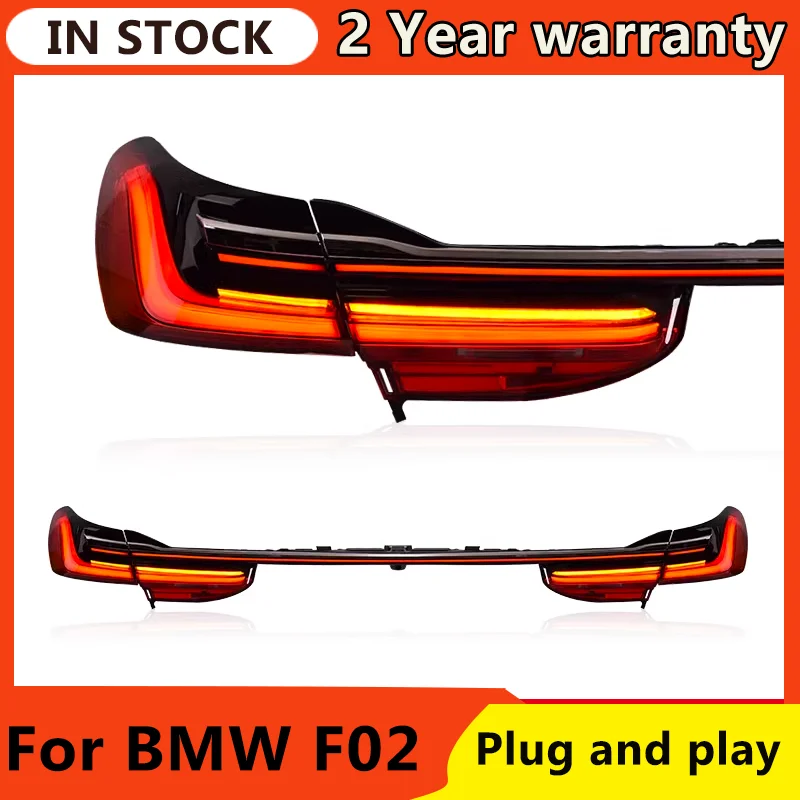 For BMW F01 F02 2015 2016 2017 2018 LED Tail lights 730 740 750 760 G12 Trunk lights Dynamic turn signal LED DRL Rear Fog lights