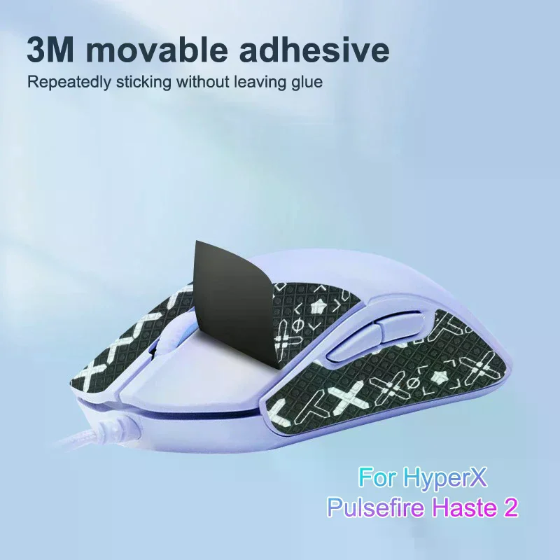 Anti Slip Gaming Mouse Grip Sticker for HyperX Pulsefire Haste 2 Wired Wireless Mouse Accessories