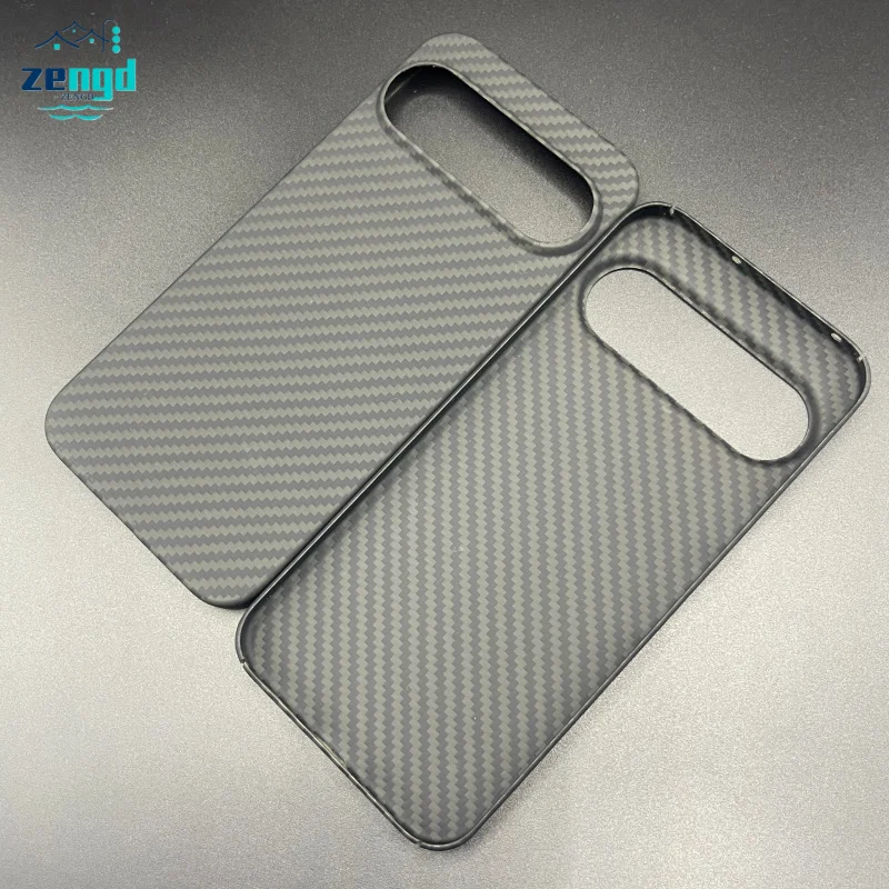 

Защитный чехол из арамидного волокна для Google Pixel 10/Pro/Pro XL — магнитное металлическое кольцо, ультратонкий дизайн, устойчивость к падению