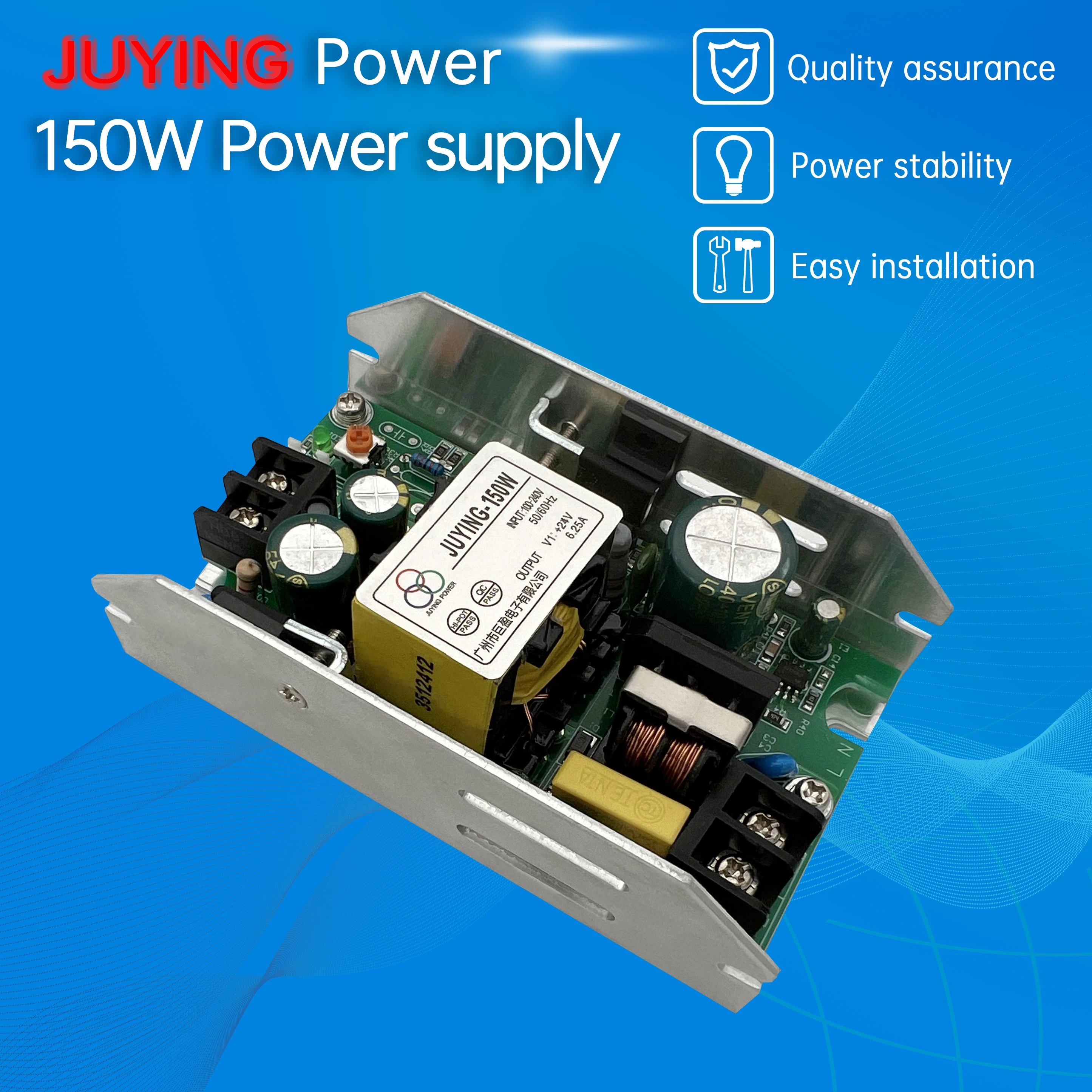 JY-150-36 + 12 150w 36v3.5A 12v pipeline Stage LED Par Light Power Board Control Supply RGB 36x3w 54x3w Integration ac/dc Power Board