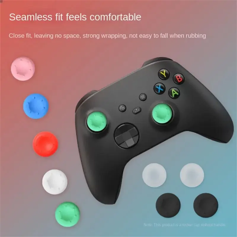 1pcs Non-slip Silicone Analog Joystick Thumb Stick Grip Cap For PS2 PS3 PS4 PS5Xbox Series X Switch Pro Controller