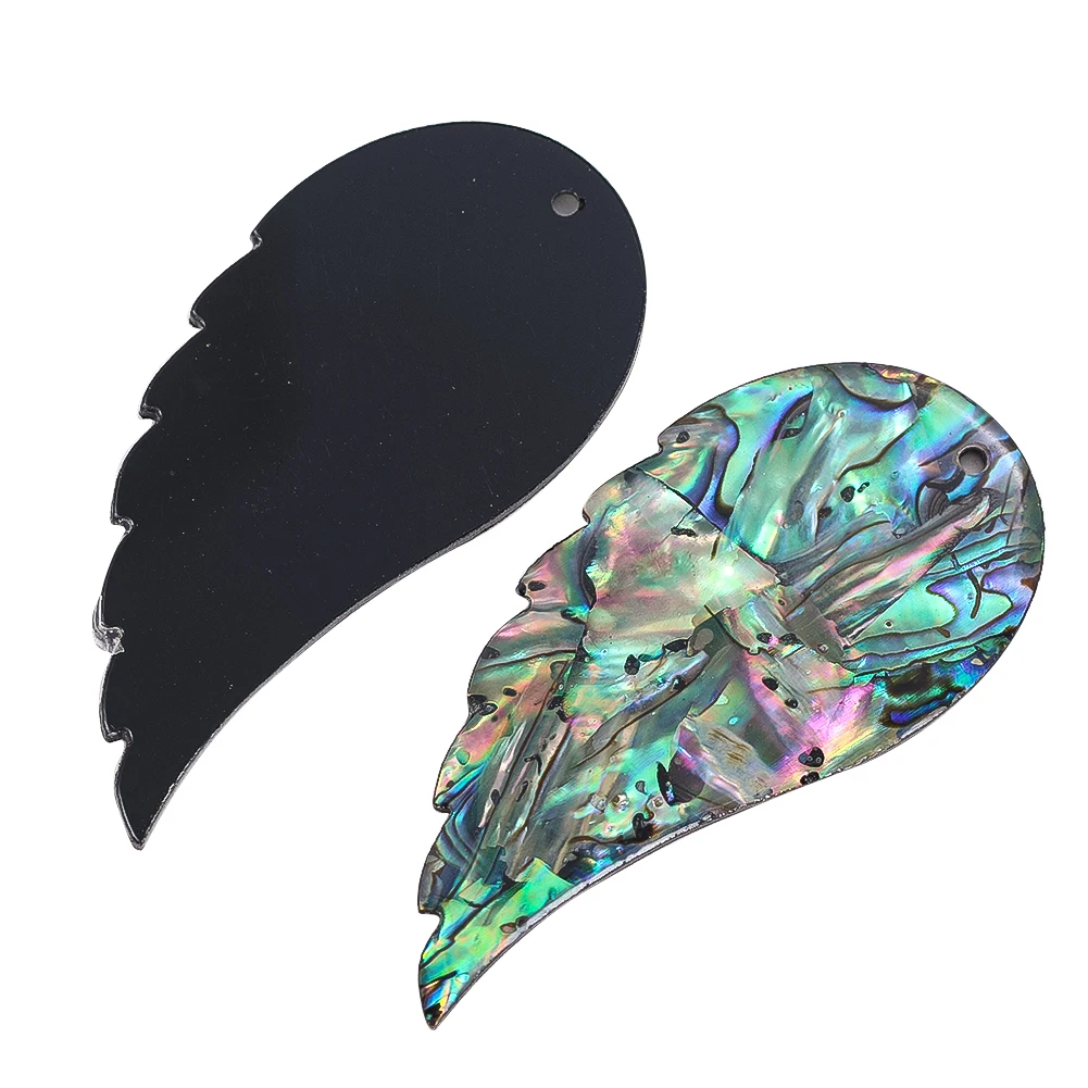 Abalone Shell Carved Wings Rainbow Glossy Natural Texture DIY Necklace Earrings Making Props Refined Elegance Jewelry Accessorie