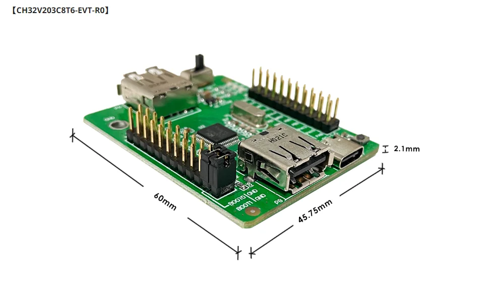CH32V203 Entwicklungsboard CH32V003 Verbessertes RISC-V MCU-Evaluierungskit mit geringem Stromverbrauch – Detail 12