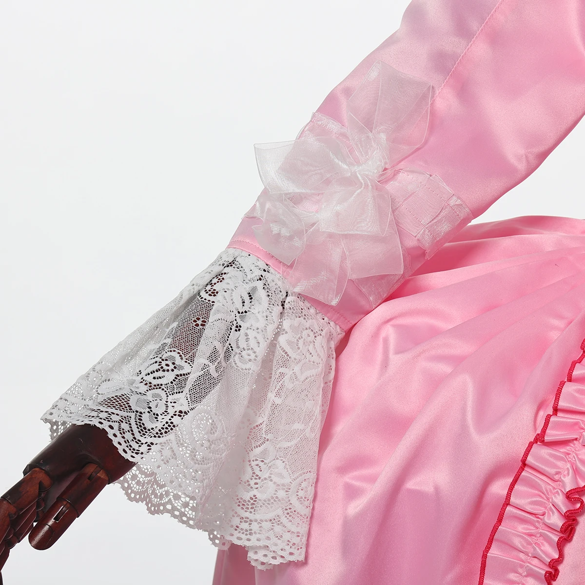 Abito vittoriano per donna Abiti da ballo principessa rosa Costume da spettacolo teatrale