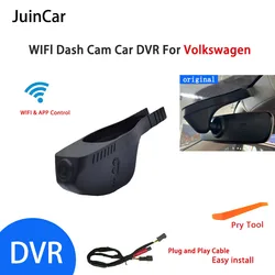 1K 2K 4K Car Dash Cam For Volkswagen VW Golf Sportsvan 7 Polo Passat Eos Bora Touran Tiguan Magotan B8 Jetta Car Dvr Recorder