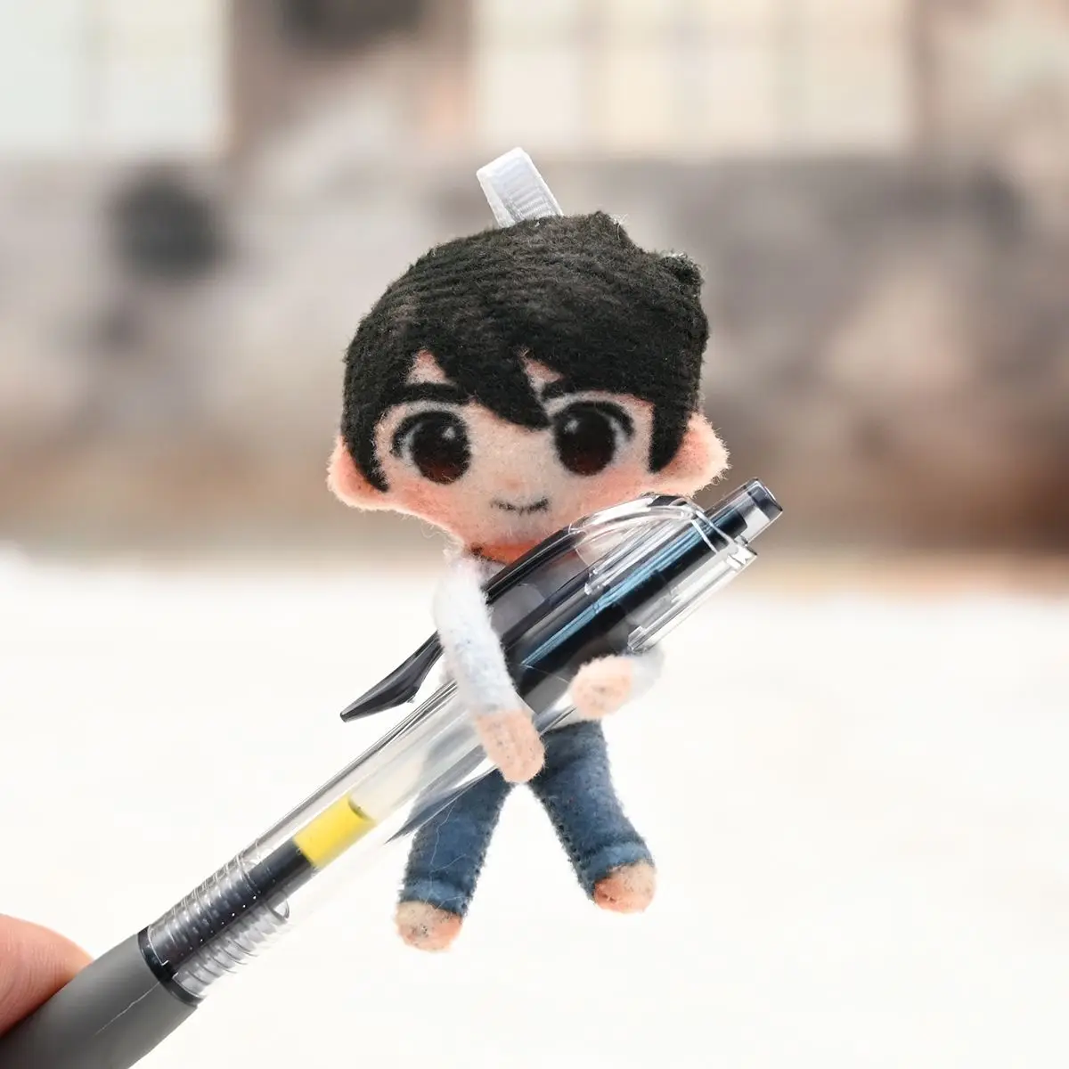 Death Note Light L Chibi Mini Cartoon Cute Figure With Wire Skeleton Hands Feet Finger Puppet Doll Pendant Charm Fun L Gift