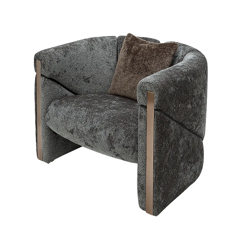 

Italian, minimalist, single, sofa, living room, villa, leisure chair, backrest