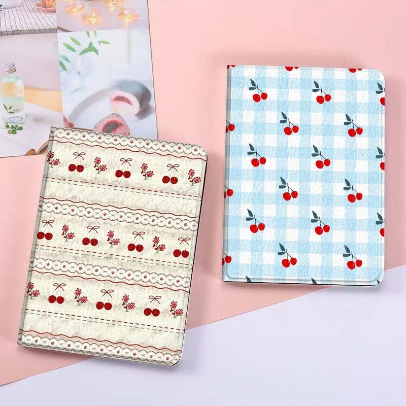 

Cherry Pattern Creative Design For Xiaomi Mi Redmi Poco Pad 2 4 5 7S 6S 6 7 8 Max Plus Ultra SE Pro K 2025 Tablet Case