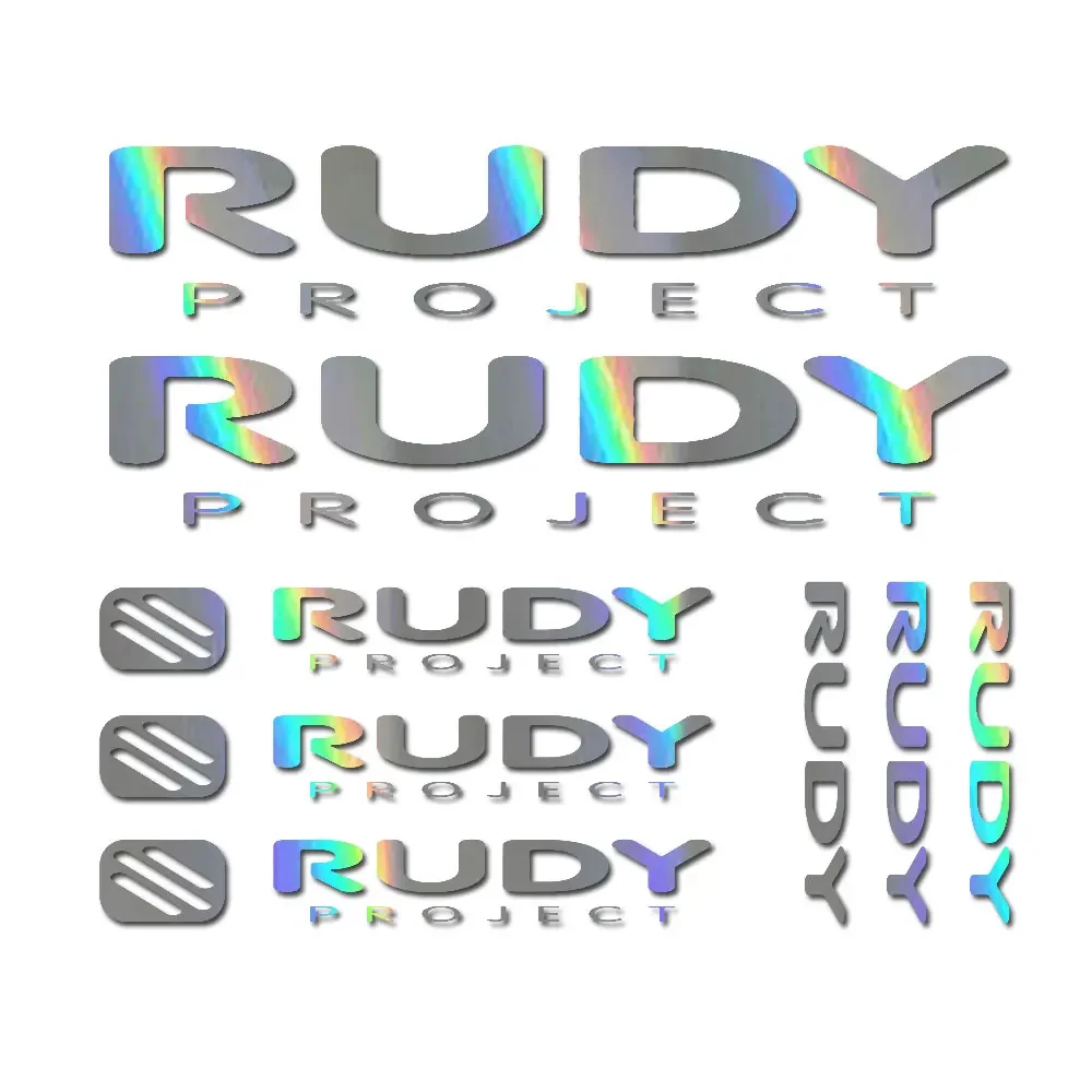 For RUDY PROJECT Vinyl Decals Stickers Set Bike Frame Cycle Cycling Bicycle Helmet