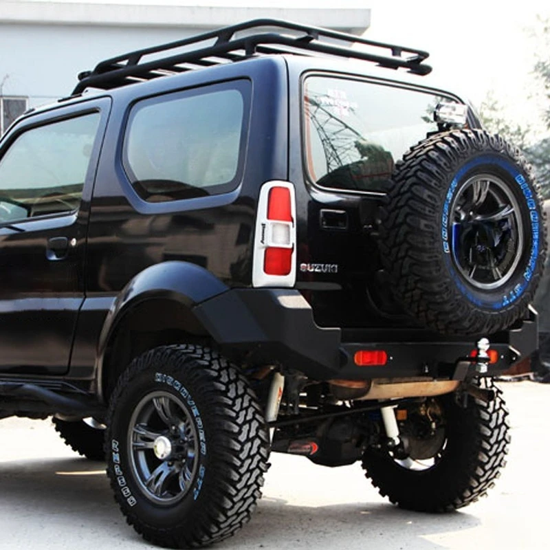 

Новый продукт подходит для заднего бампера Suzuki Jimny с планкой прицепа, аксессуары для модификации заднего бампера из стали