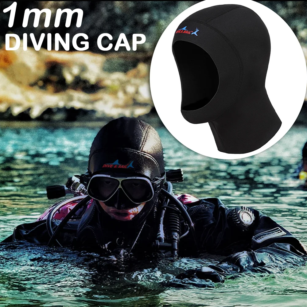 1MM Sun Protection Diving Caps Neoprene Rubber Surfing Winter Swimming Warm Hat Scuba Gorras Swim Caps for Women Buceo Gorros