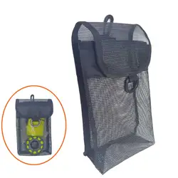 Scuba Diving SMB Carrier Mesh Bag Portable Tech Wreck Diving Surface Marker Buoy Pouch Snorkeling Spool Finger Reel Pocket