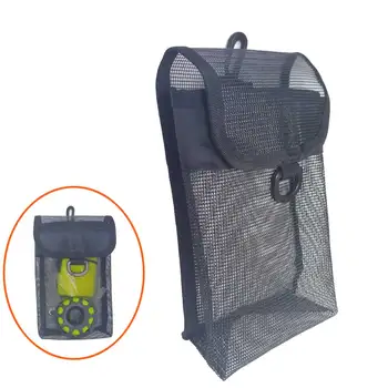 Scuba Diving SMB Carrier Mesh Bag Portable Tech Wreck Diving Surface Marker Boje Pouch Schnorchelspule Finger Reel Pocket