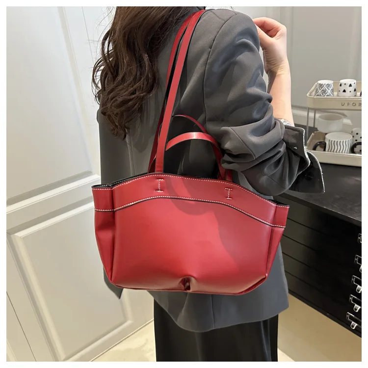 1 Stück Spezialtasche für Damen, große Kapazität, modische Joker-Umhängetasche, neue tragbare Handtasche für Pendler. – Detail 16