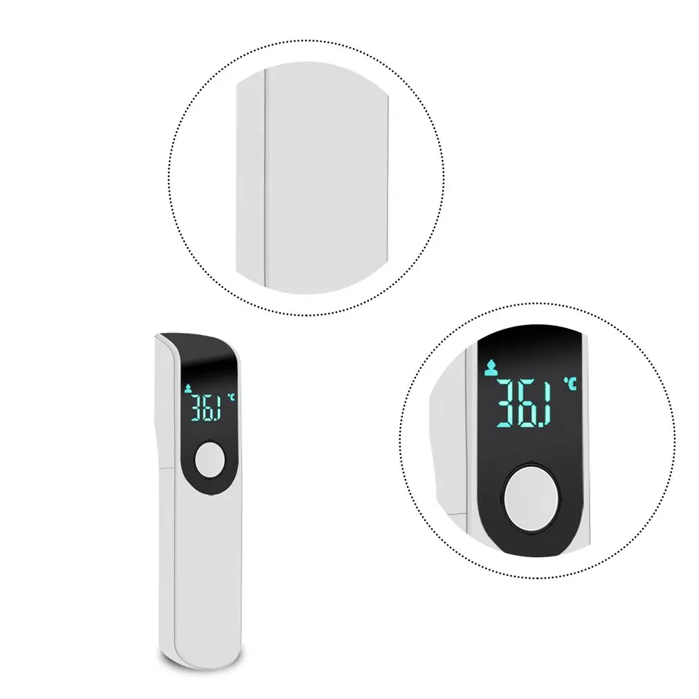 الاستخدام المنزلي ميزان الحرارة الرقمي بالأشعة تحت الحمراء الجبين الأذن عدم الاتصال ميزان الحرارة الطبي