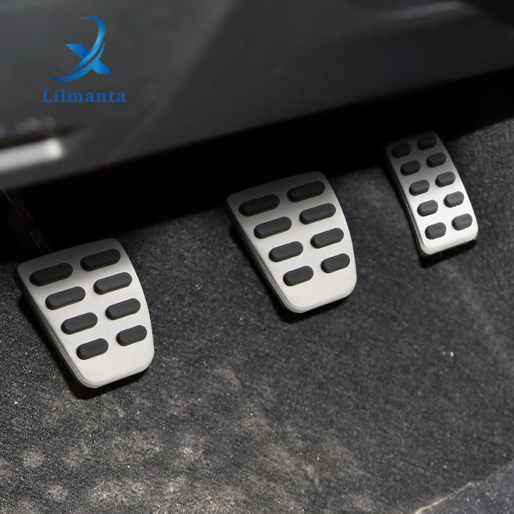 Lilmanta Auto Parts Accessories Car Pedals for Hyundai IX25 Creta AT MT Stainless Steel Clutch Gas Fuel Brake Pedal Pads Cover