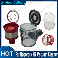 Original Mace Plus Dustbin lid Cyclone Assembly Module Cup Accessories For Roborock H7 Dust Box Rear Filter Vacuum Cleaner Parts