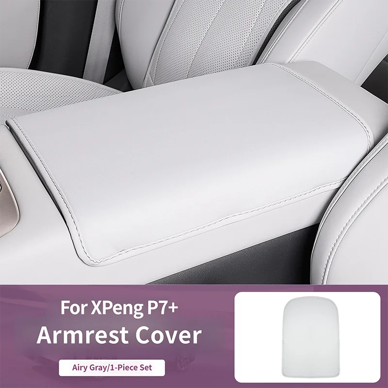 For XPENG P7+ 2026 2027 Center Armrest Storage Box Cover Interior Accessories Custom Fit Organizer Replacement