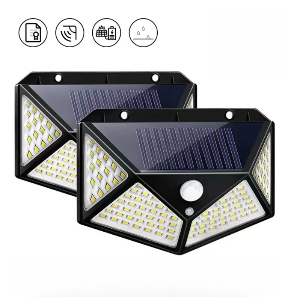 JOYINLED Solar Lamp LED Motion Sensor Porch Light Waterproof 3 Lighting Modes Magnetic Solar Powered Camper Lights for Outside