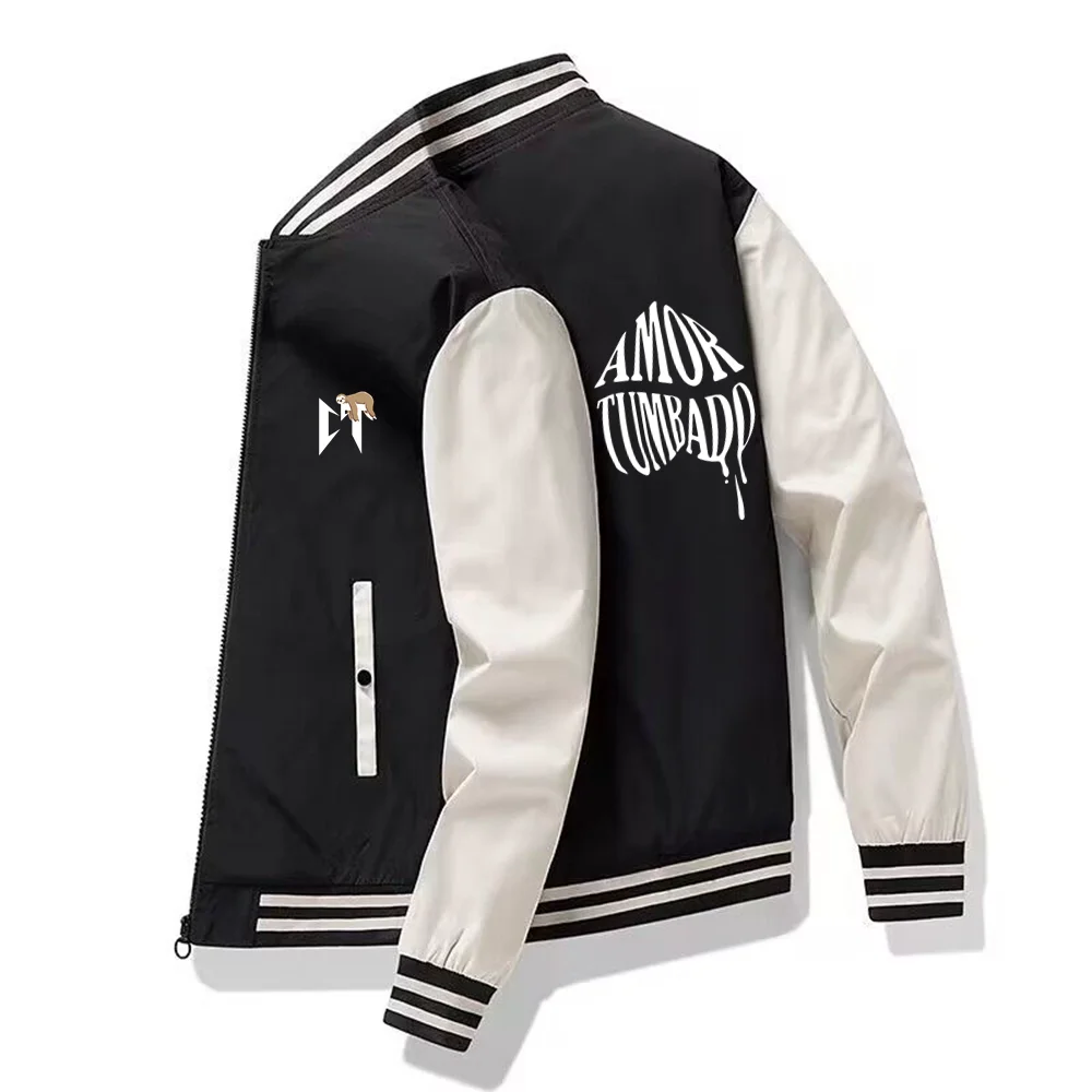 

Men's casual jacket 2024 new spring autumn Anime Harajuku high-end fashion baseball short top trend men's clothing
