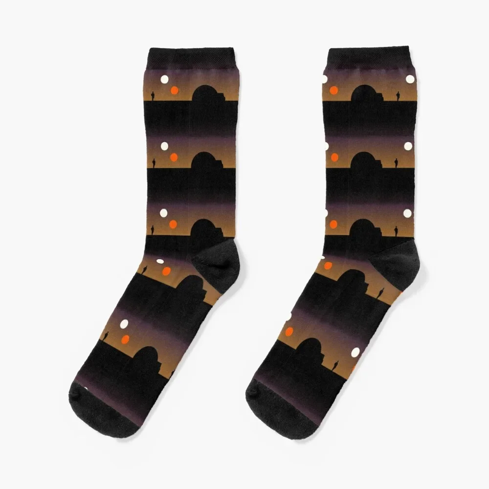 

The Double Sunset... Socks Soccer funny sock anti-slip Socks Girl Men's