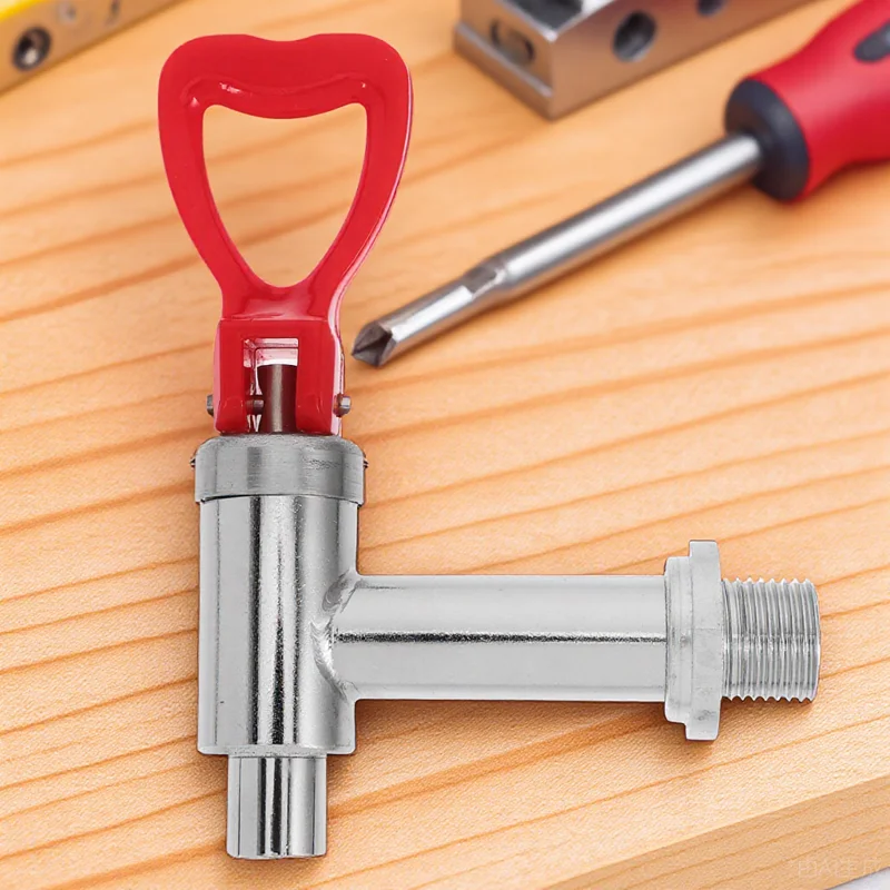 

Water Boiler Faucet Stainless Spigot for Dispenser Leakproof Smooth Operation Fits Water Coolers Hospital Buckets Juice