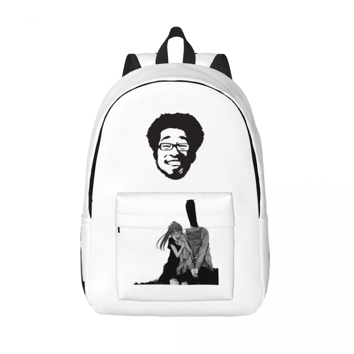 

Punpun Aiko Cool Backpack Gift Student Business Oyasumi Goodnight Punpun Daypack for Men Women Laptop Computer Shoulder Bag