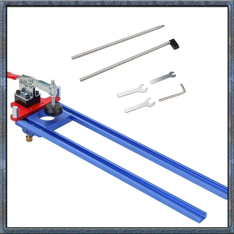 أغسطس قابل للتعديل لتركيب السكك الحديدية المنزلقة للدرج، أداة حفر النجارة مع قضيب تمديد #1
