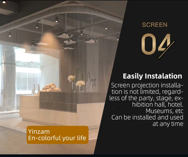 2025 New Holographic Projection Mesh Screen Grey 3d Hologram Effect Mesh Hologram Gauze Projector Stage Screen Mesh Customized