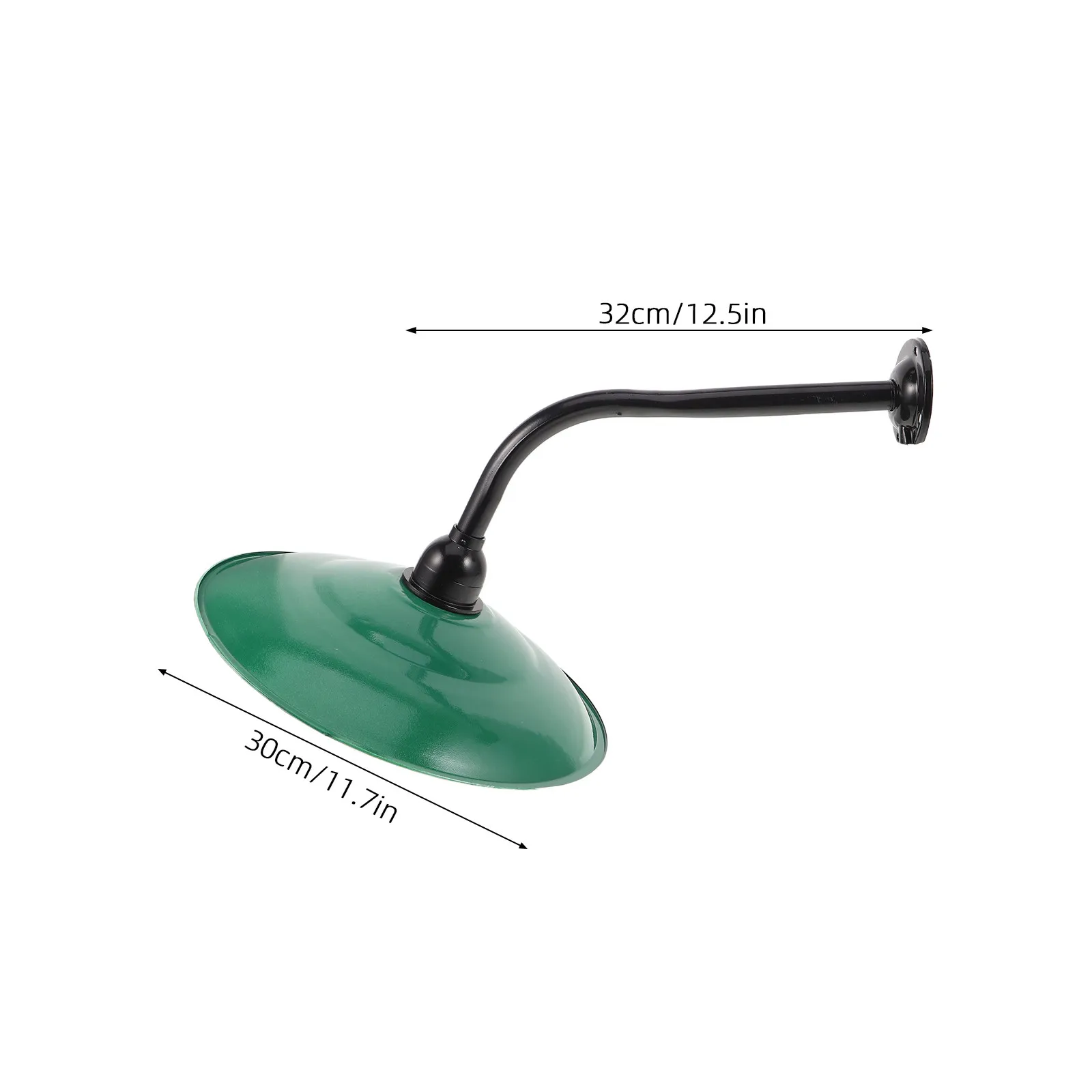 Retro Enamel Lamp Shade Vintage Outdoor Street Lamp Cover Industrial Metal Protective Lampshade for Pendant Light Garden