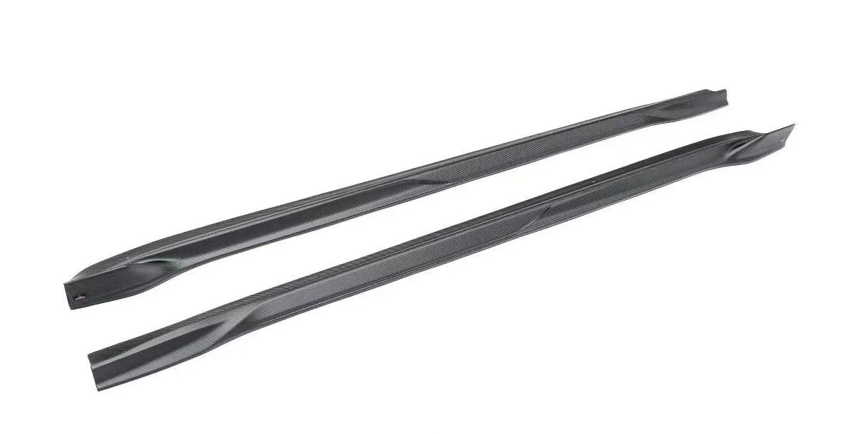 ForTesla Renewal 3 Carbon Fiber Small Surround Front Lip Rear Diffuser Side Skirt Tail Wing 4