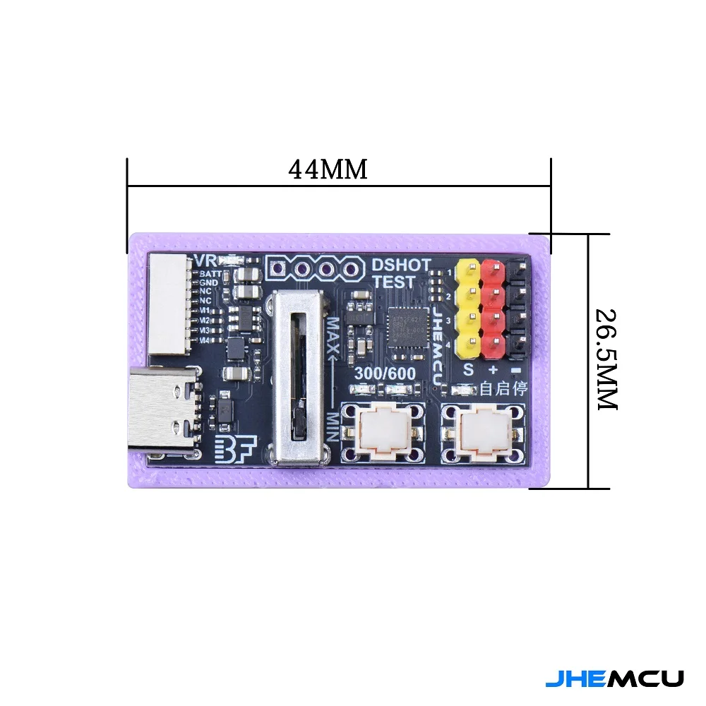 JHEMCU DShot ESC Tester Module DSHOT300/DSHOT600 Signal Generator Brushless ESC Test Tool for FPV Drone view 2