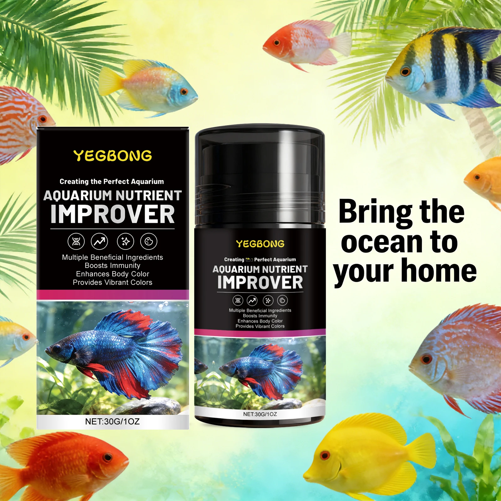 Aquarium Nutrient Improver Pro - Planted Aquarium Fertilizer ulasan dan harga