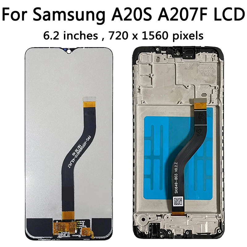 High Quaity For Samsung A20s A207 LCD Display Screen Digitizer Assembly Repacement For Samsung A20S A2070 SM-A207F lcd