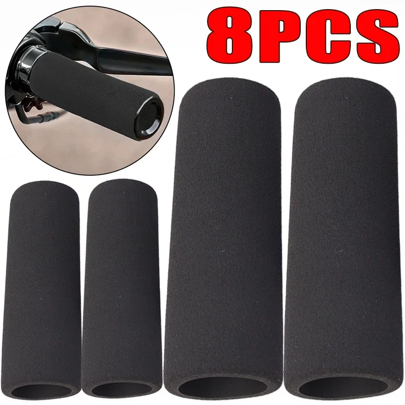 High Quality Brand New Motorcycle Slide Grip Cover Sponge Comfortable Premium Handlebar Covers Equipments Protection Accessories