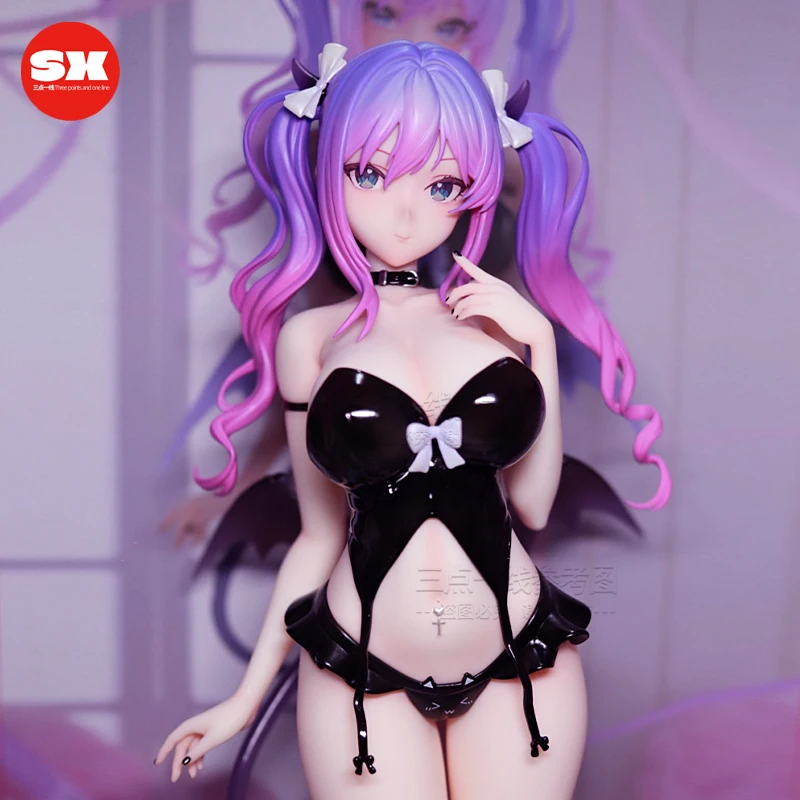 

Glowing Succubus Figure - Chinese Anime 2d Bishoujo Desktop Model Pc Case Decor
