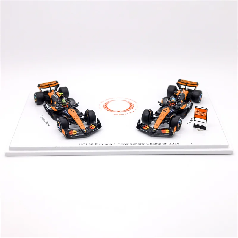 Spark 1:64 MCL38 No.4 / No.81 F1 Constructor Champion 2024 طقم سيارتان موديلات سيارات مصبوبة