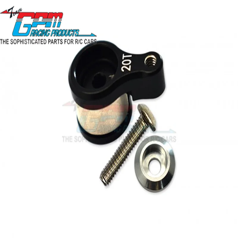 GPM ALUMINUM 20T SERVO HORN W. BUILT-IN SPRING -3PC SET For LOSI 1/18 Mini-T 2.0 2WD Stadium Truck RTR Upgrade