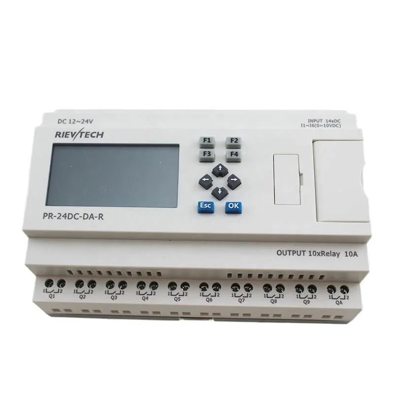

Rievtech Sms PLC PR-24DC-DA-R Programmable Logic Control Intelligent Controller