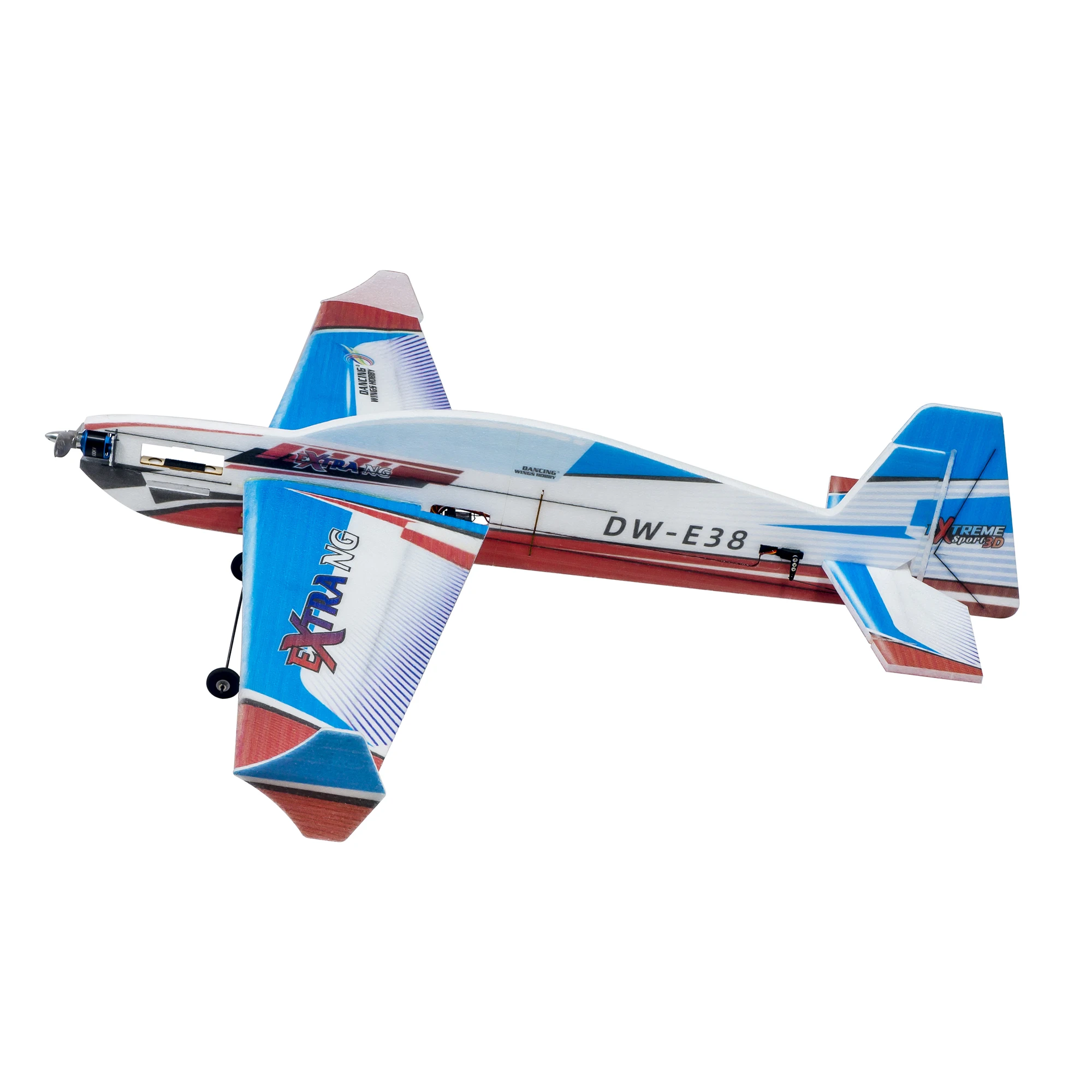 Real  Hawk EPP Foamy-3D Aerobatic Painted RC Airplane, Electric RC Aircraft, Outdoor Toy, Extra-NG Wingspan, 1200mm