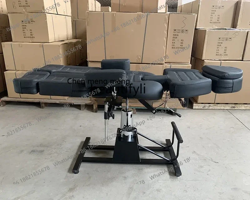 S7486 ss シングルスプリットレッグタトゥーカウチ多機能調整可能タトゥーチェアフェイシャルベッド油圧リフティングタトゥーアイブロウリクライニング