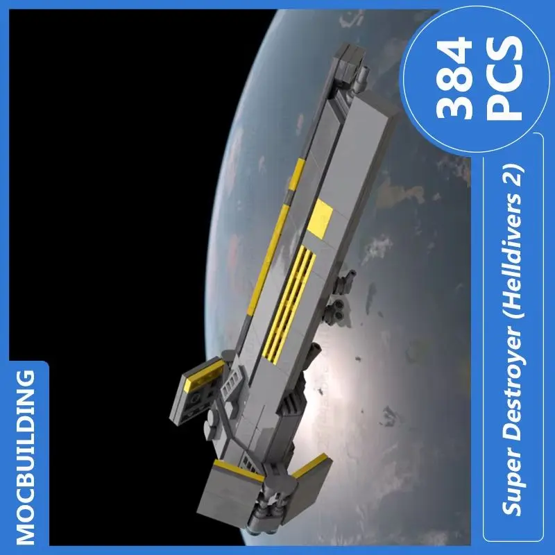 

Space Collection Display MOC Building Blocks DIY Assemble Bricks Super Destroyer 2 Creative Educational Xmas Toys Gifts 384PCS