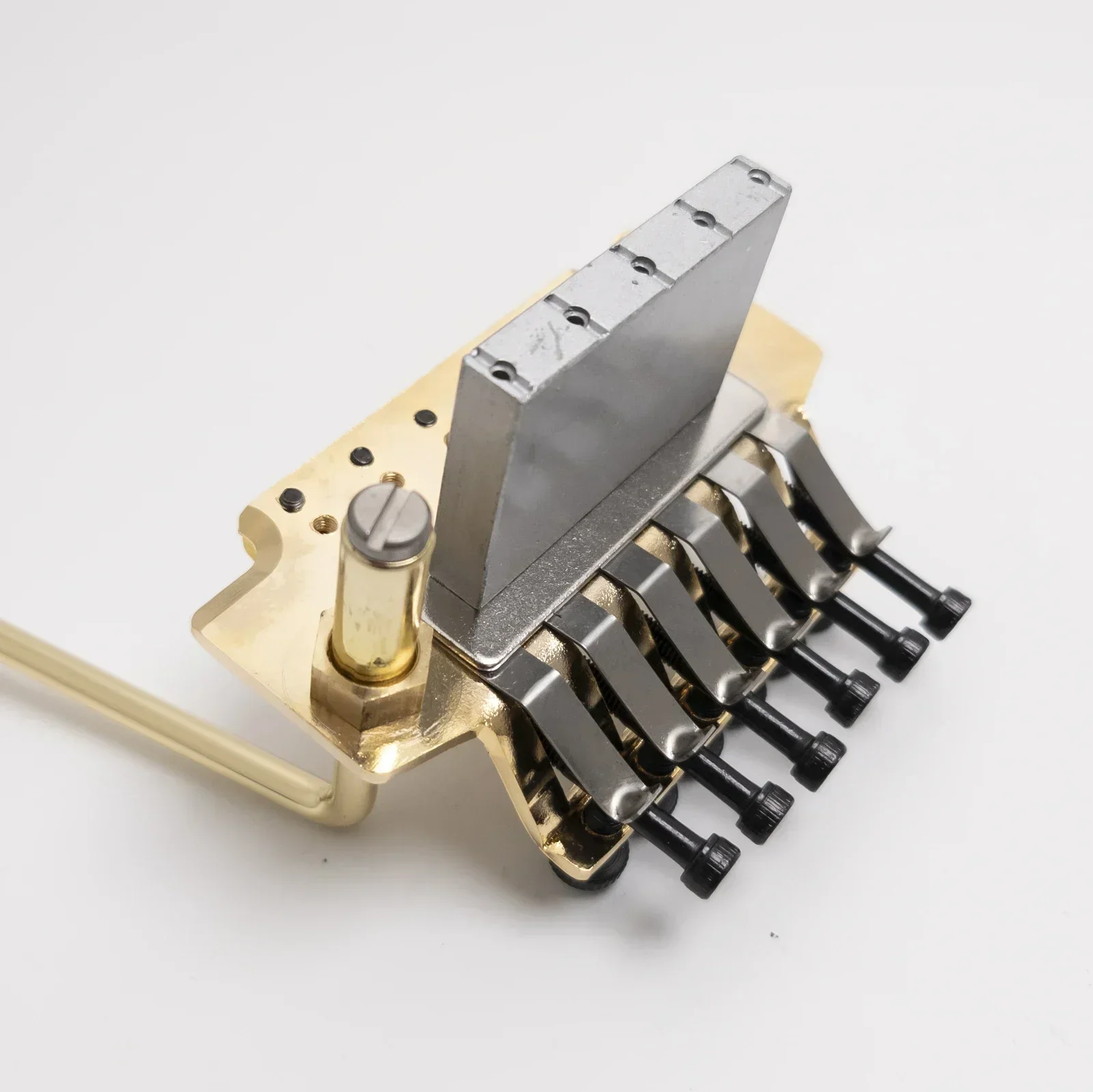 Discount Hot Sale-Gold WODL1 6 String Electric Guitar Double Lock Tremolo Bridge 42mm R2 for 6 String Electric Guitar