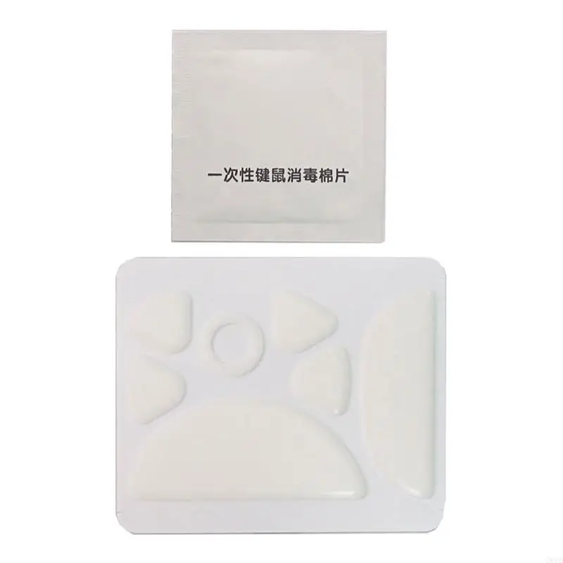 G6DD 1Set Ice Mouse Skates for ROG Keris II AP36K Wireless Mouse Feet Pad Glides Curveds Feet